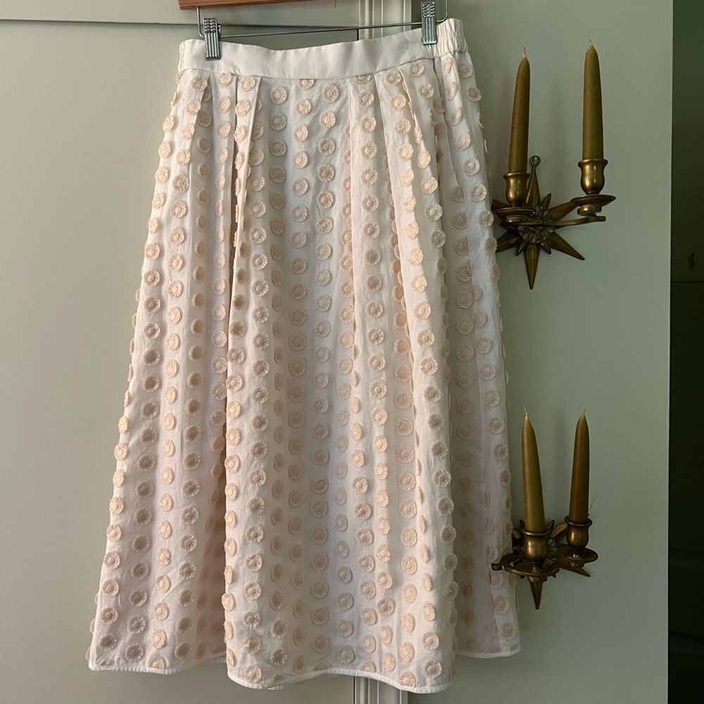 J.Crew appliqué skirt